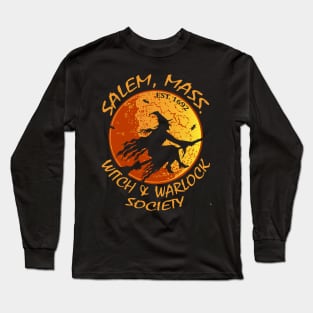 Salem Witch and Warlock Society Est 1692 Long Sleeve T-Shirt